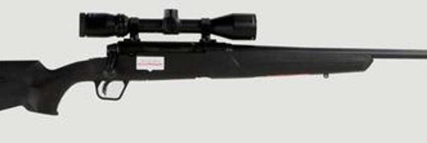 Savage Axis II XP 6.5mm Creedmoor 22 Inch Barrel Matte Black Banner 3-9x40mm Riflescope Black Synthetic Stock 4 Round
