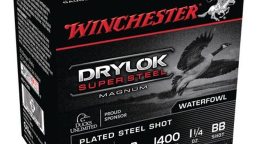 Winchester Ammunition Drylock Super Steel Magnum 3" 12 Gauge Ammo BB, 25/box – XSV123BB