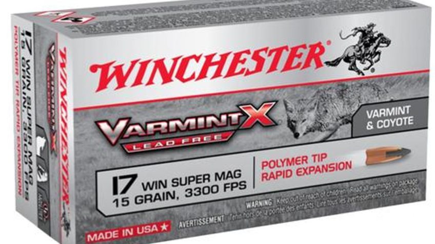 Winchester Varmint X 17 WSM 15gr, Polymer Tip Lead Free, 50rd Box