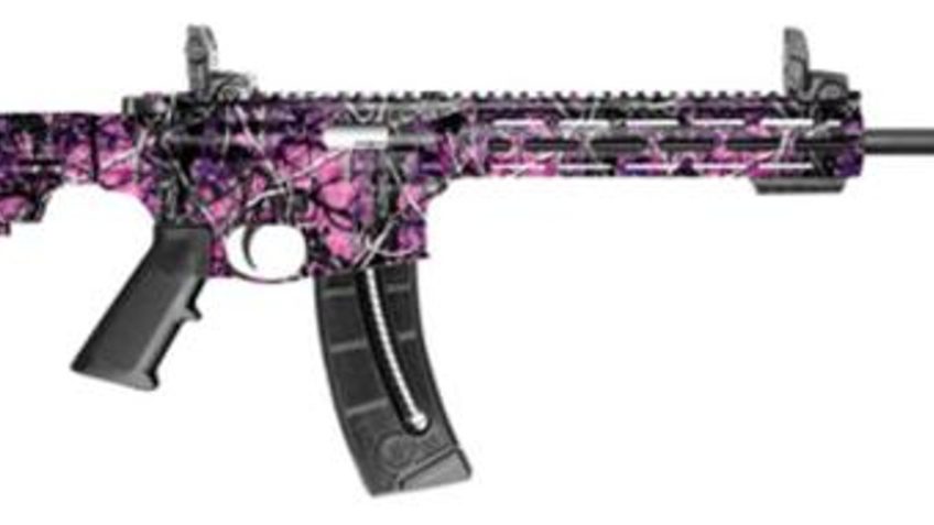 Smith and Wesson M&P15-22 Sport Muddy Girl Camo .22 LR 16-inch 25Rd