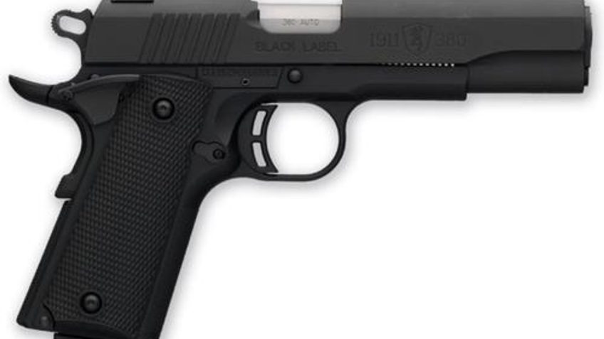 Browning Black Label Pistol, .380 ACP, 4.25", Composite Grips, Matte Black, 8rd