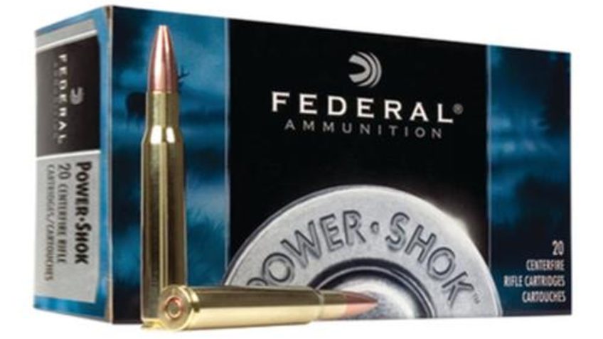 Federal Power-Shok 222 Remington Soft Point 50gr, 20Box/10Case