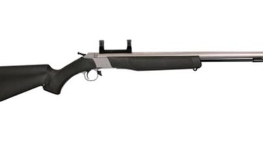 CVA Wolf 209 Magnum .50 Caliber 24" Stainless Steel Barrel Fiber Optic Sights Black Stock