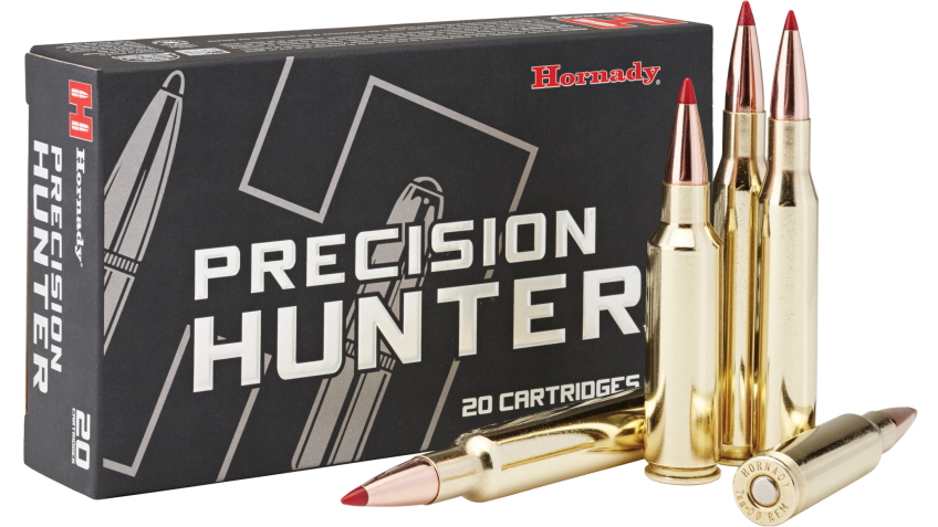 Hornady Precision Hunter 7mm-08 Remington 150gr ELD-X Rifle Ammo – 20 Rounds