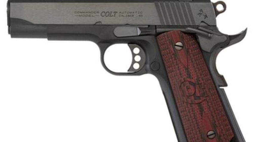 Colt Lightweight Commander 9mm 4.25" Barrel Blue Finish Novak Sights G10 Grips 8rd Mag