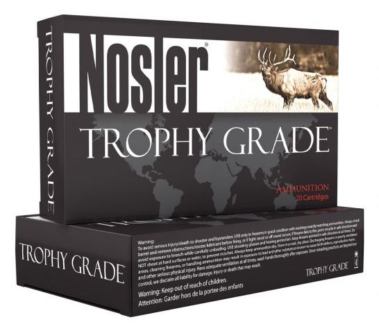 Nosler Trophy Grade 325 WSM 200 gr AccuBond Rifle Ammo, 20/Box – 60077