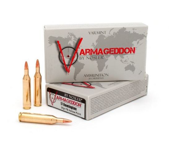 Nosler Varmageddon 221 Rem Fireball 40 grain FBHP Rifle Ammo, 20/Box – 65120