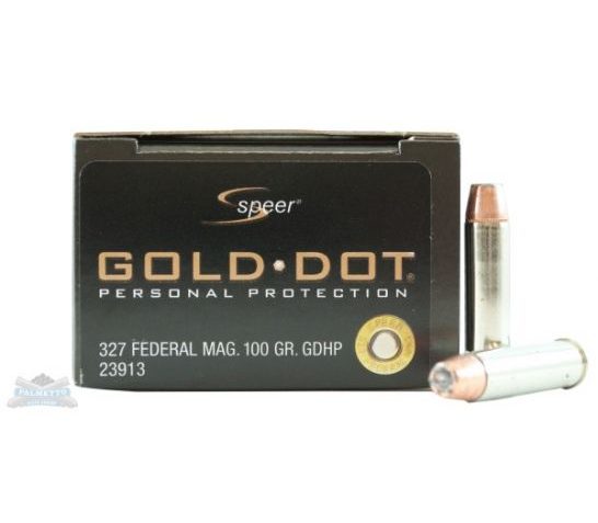 Speer 327 Federal Magnum 100gr Gold Dot Ammunition 20rds – 23913