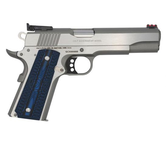 Colt Gold Cup 9mm 9+1 Round Pistol, Brushed Stainless – O5072GCL