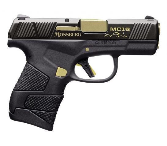 Mossberg MC1sc Centennial Subcompact 9mm 6 Flush-Fit/7 Extended Pistol, Titanium Nitride – 89005