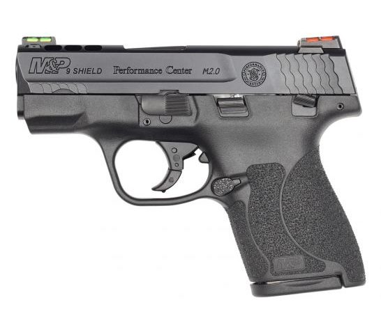 S&W M&P Shield 2.0 Performance Center Ported 9mm Pistol with Hi Viz Sights, Black – 11867
