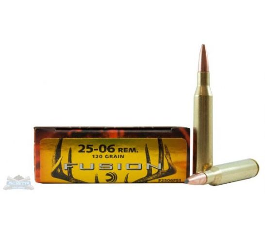 Federal 25-06 120gr Fusion Ammunition 20rds – F2506FS1