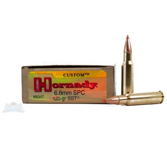 Hornady 6.8 SPC 120gr SST Custom Ammunition 20rds – 8347