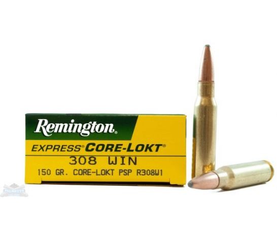 Remington 308 Win 150gr Core-Lokt PSP Ammunition 20rds – – R308W1