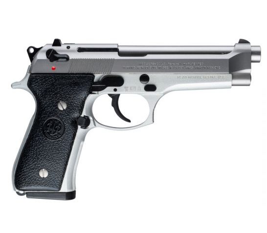 Beretta 92 FS Inox 9mm 10 Round Pistol, Stainless w/ Black – JS92F520