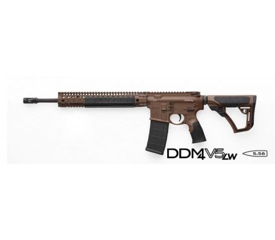 DISC    Daniel Defense Rifle DD M4V5 LW Milspec Plus Brown Cerakote – – 02-123-13028-047