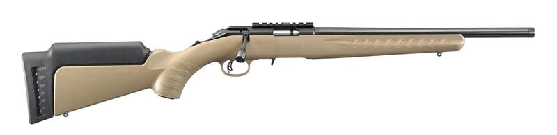 Ruger American Rimfire Rifle Barrett Brown Synthetic .22 LR 16" Barrel 10-Rounds