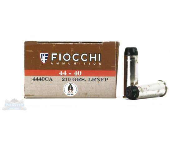 Fiocchi 44-40 210gr LRNFP Ammunition 50rds – 4440CA