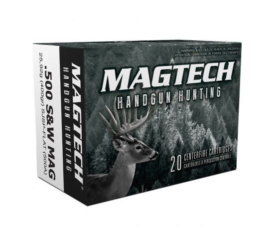 Magtech 500 S&W Magnum 400gr SJSP FP Ammunition 20rds – 500A