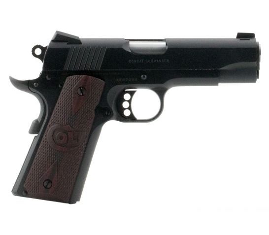 Colt Combat Commander 45 ACP 8+1 Round Semi Auto Hammer Fired Pistol, Blue – O4940XE
