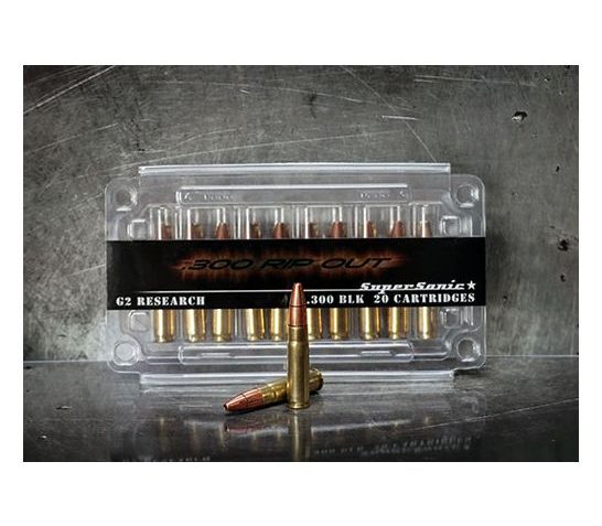G2 Research .300 AAC Blackout Rip Out Supersonic 20 Rounds Ammunition – G2R30ROSUPER