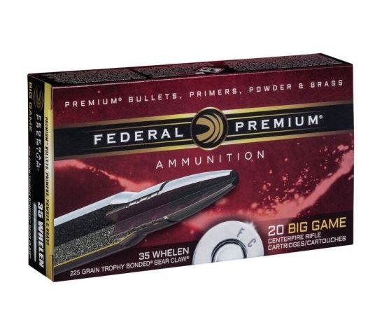 Federal 35 Whelen 225gr Vital-Shok Ammunition 20rds – P35WT1