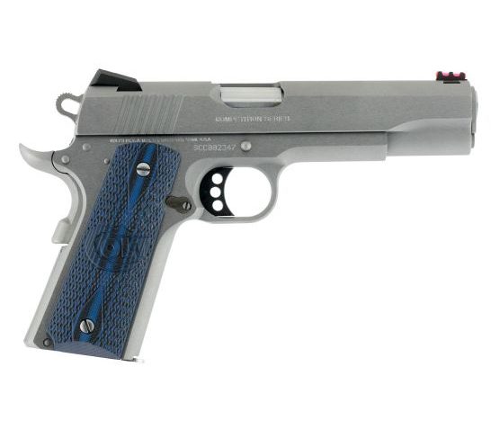 Colt 1911 Competition Series 70 45 ACP 8+1 Round Semi Auto Hammer Fired Pistol, Stainless – O1070CCS