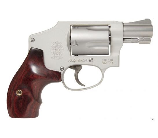 Smith & Wesson 642 LadySmith .38 Special Revolver, Stainless/Wood – 163808