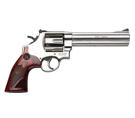 Smith & Wesson Model 629 Deluxe .44 Magnum 6.5" Revolver, Textured Wood Grips – 150714