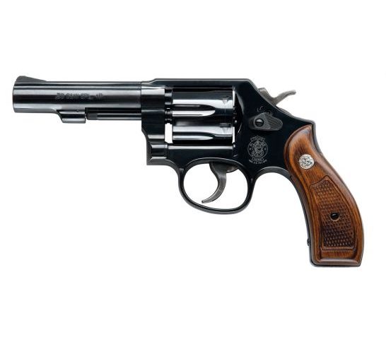 Smith & Wesson Model 10 .38 Special +P 4" Revolver, Wood Grip – 150786