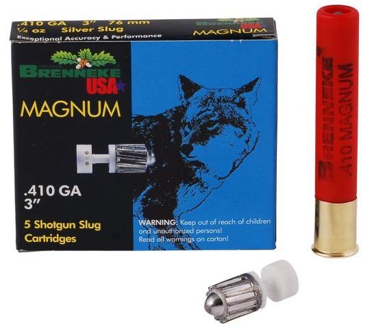 Brenneke USA Magnum 410 Gauge 3" Shotgun Slug, 5/box – SL-4103M
