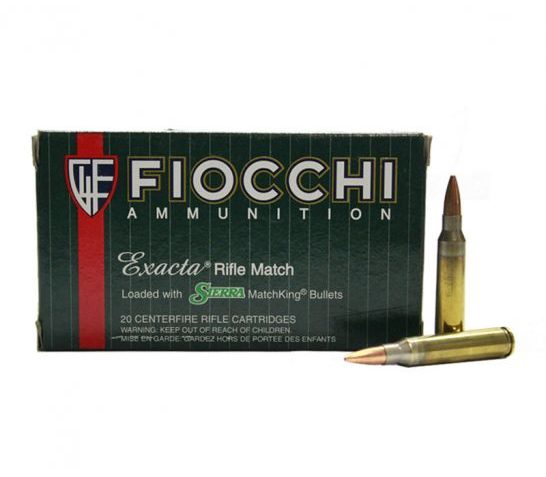 Fiocchi .223 Rem 77gr Sierra MatchKing HPBT Ammunition, 20 Round Box u2012 223MKD