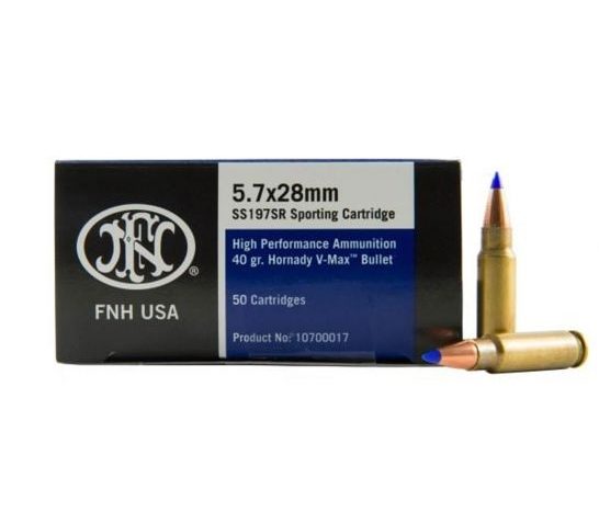 FNH 5.7×28 mm 40gr V-MAX 50 Rounds Ammunition – SS197SR