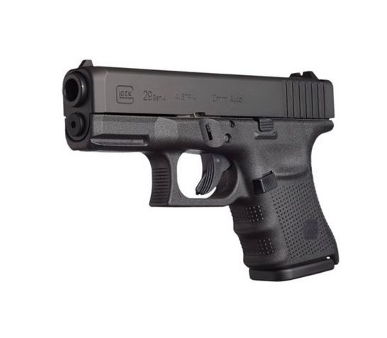 Glock 29 Gen 4 10mm Pistol, Black