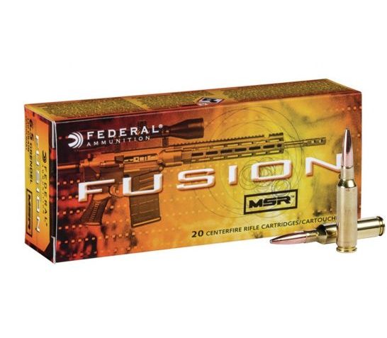 Federal Fusion MSR 6.5 Grendel 120 gr Soft Point 20 Rounds Ammunition – F65GDLMSR1