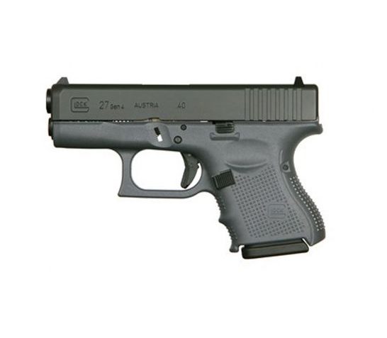 Glock 27 Gen 4 Subcompact .40 S&W 3.42" 9 Round Pistol, Gray – PG2750201GF