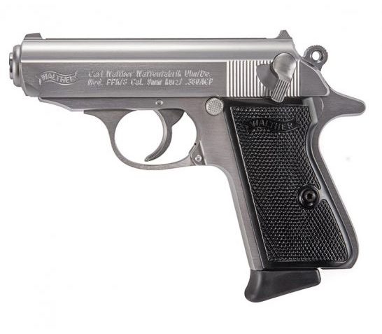 Walther PPK/S .380ACP Pistol, Stainless Steel – 4796004