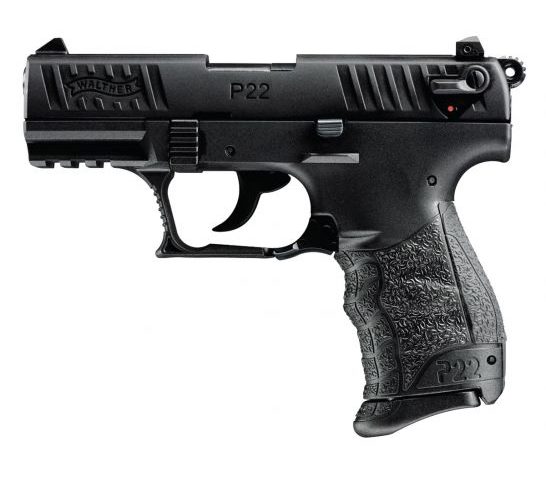 Walther P22Q .22 LR 3.4" Pistol, Black – 5120700