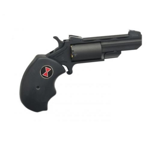 North American Arms Black Widow .22 LR/ .22 Magnum Single Action Revolver, Black PVD