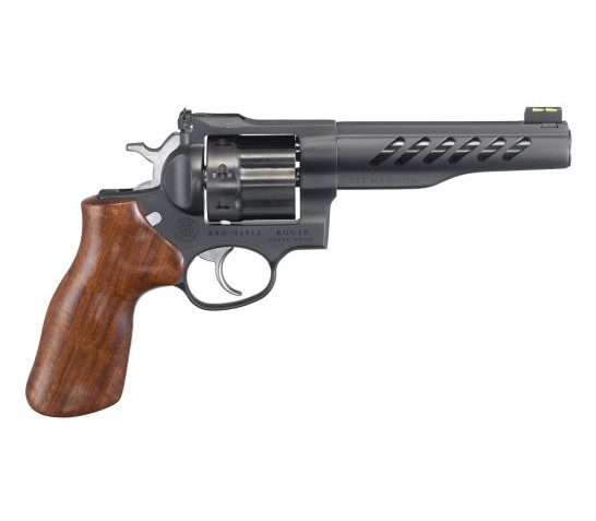 Ruger Super GP100 Competition .357 Mag / 38 Spl 5.5" Revolver, Hardwood – 5065