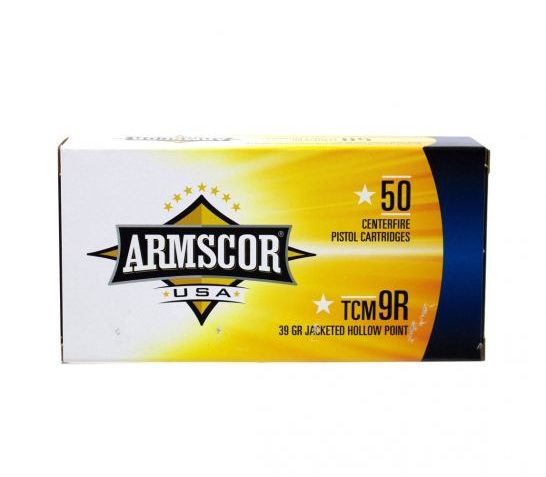 ARMSCOR .22 TCM 9R 39GR JHP 50 Rounds Ammunition – FAC22TCMNR-1N