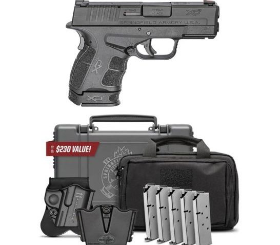 Springfield Armory XD-S Mod.2 .45 ACP Pistol w/ Gear Up Package, Fiber Optic Sight – XDSG93345BIGU