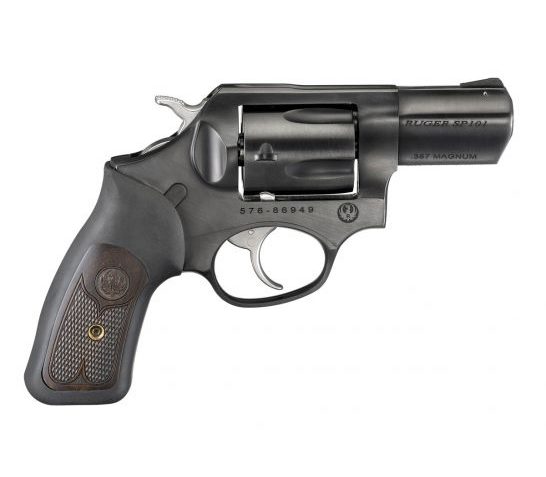 Ruger SP101 357 Mag Revolver, Black Rubber/Wood Grips – 15702