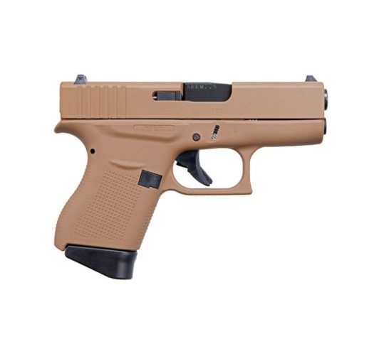 Glock G43 9mm 6rd 3.39" Pistol, FDE – ACG-00825