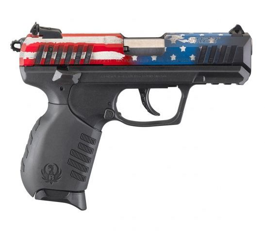 Ruger SR22 .22lr 10rd 3.5" Pistol, American Flag Slide – 3642