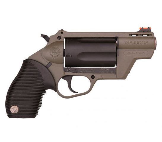 Taurus Judge Public Defender 5rd 2" 410 Bore/45LC Revolver, OD Green – 2-441021ODG
