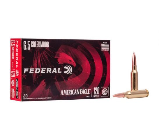 Federal American Eagle 123gr Open Tip Match 6.5 Creedmoor Ammo, 20rd – AE65CRD4