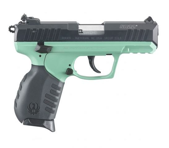 Ruger SR22 3.5" 10rd 22lr Pistol, Turquoise Cerakote – 3625