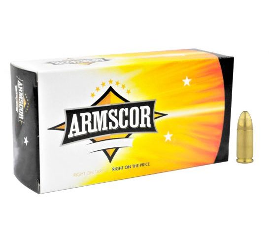 Armscor Precision 124gr FMJ 9mm Ammo, 50rds – 50041