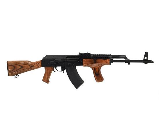 PSA AK-47 GF3 Forged Classic Rifle with Cheese Grater Upper Hand Guard and Wood Dong, Nutmeg